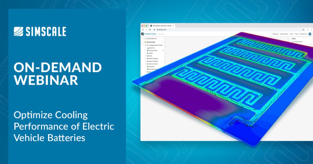 on demand webinar on how to optimize cooling of a battery cold plate