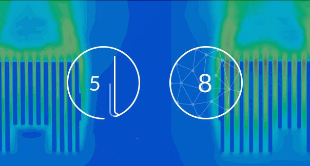 raycore lights runs 5 simulations in parallel with 8 design iterations