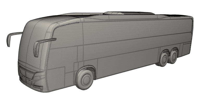 Details of the hex mesh used to run the CFD simulations