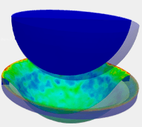 Radial Stamp simulation