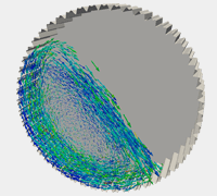 Particle analysis in a mill