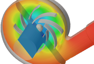 pump impeller simulation
