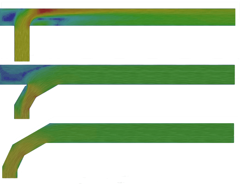 Velocity plot air duct