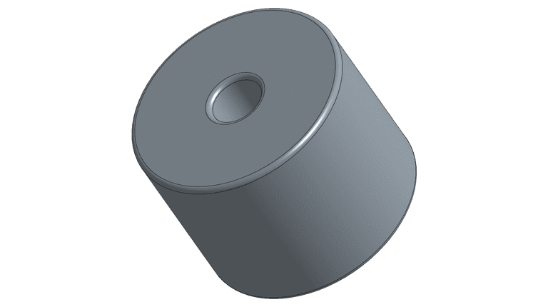 Representation of the Studied Naval Float Geometry